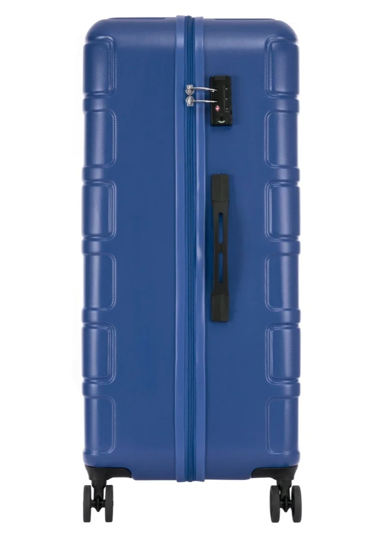 AMERICAN TOURISTER Bricklane Suitcase, Check-In Size 80 cm / 30 inch, 4 Spinner Wheels, Hard Top, Polycarbonate, Oxford Blue|Lightweight|Scratch & Impact Resistance|TSA Lock|Inner Mesh Zippered Pocket - 3 Years International Warranty